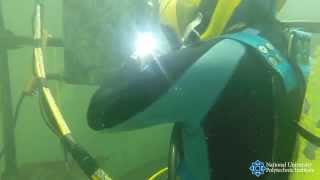 Underwater Welding School Part I [upl. by Gipson220]