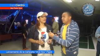 Lanzamiento de la Campaña quotVive Hoyquot de Pepsi [upl. by Jew]