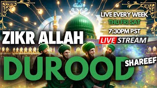 🔴 DUROOD SHAREEF  ZIKR ALLAH  LIVE With Shaykh Nurjan Mirahmadi Sufi Meditation Center [upl. by Teresina]