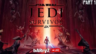 STARS WARS JEDI SURVIVOR LIVE  bARryZ  starwarsjedisurvivor gaming facecam [upl. by Ackley]