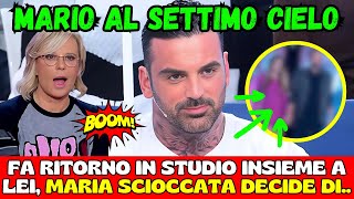 UOMINI E DONNE  MARIO AL SETTIMO CIELO FA RITORNO IN STUDIO CON LEI MARIA SCIOCCATA DECIDE DI [upl. by Wilkens]