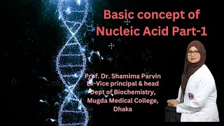 Basic concept of Nucleic acids part1 [upl. by Aelgna312]