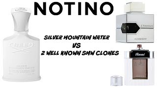 Creed Silver Mountain Water VS 2 Well Known Clones Comparison Video [upl. by Trip]