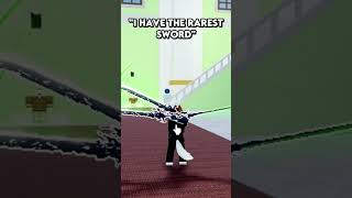 The quotRarestquot Sword in Blox Fruits bloxfruit bloxfruits [upl. by Aiuqal770]