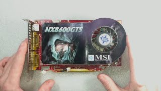 NX8600GTS Cool lil graphics card [upl. by Pleasant613]