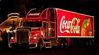 Coca Cola Weihnachtstruck Tour Parade Christmas Coke Trucks 2010 Berlin [upl. by Anier]