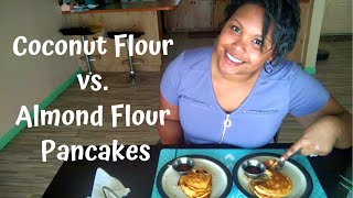 Coconut Flour vs Almond Flour Pancakes Review  Noemi Cooks amp Tells [upl. by Ahcsap505]