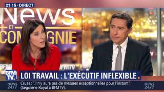 Nathalie Arthaud sur BFMTV au sujet de la mobilisation contre la loi travail 31 mai 2016 [upl. by Cayla450]