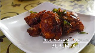 Resepi Ayam Goreng Berempah pedas ala Restoran Mamak Confirm Suami Makan Di Rumah je Sebab Sedap [upl. by Yllek90]