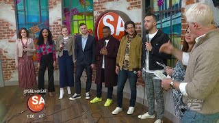 DCappella stops by SA Live [upl. by Aiekahs]