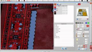 EAT CADCAM textile software  3D textile simulation  carpets amp rugs [upl. by Terryl]