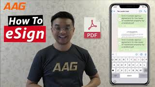 How to Sign PDF document on iPhone or Android via WhatsApp 2020 Updated App for Free eSign [upl. by Aratahs]