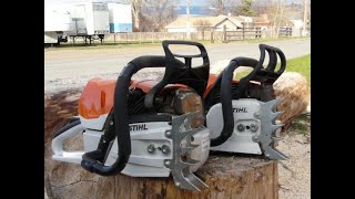 Stihl® Motor Saw 462 vs 461 vs 500i All Stock Comparison [upl. by Naga]