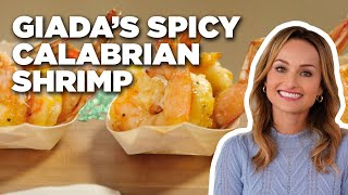 How to Make Giadas Spicy Calabrian Shrimp  Giada Entertains  Food Network [upl. by Stavro]