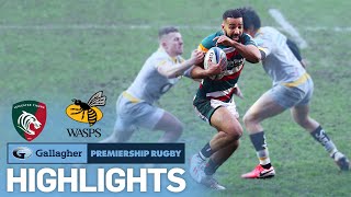 Leicester Tigers v Wasps  HIGHLIGHTS  Important Win vs Old Rivals  Gallagher Premiership 202021 [upl. by Aisital482]