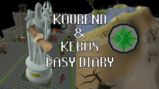 Kourend amp Kebos Easy Diary Guide [upl. by Ahsiel]