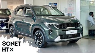 New Kia Sonet Htx Variant Walk around review  വാല്യൂ ഫോർ മണി ആണോ [upl. by Thamora]