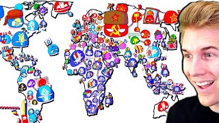 World Map but its filled with Political Ideology Balls [upl. by Helena]