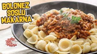 Bolonez Soslu Makarna Tarifi  Ricetta Pasta Con Ragù Alla Bolognese [upl. by Carpenter911]