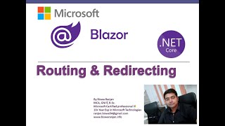 Routing and Redirecting in Blazor C Net Core31 Session3 [upl. by Belvia974]