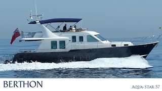 OFF MARKET Aquastar 57  Yacht for Sale  Berthon International Yacht Brokers [upl. by Gleeson]