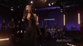 Alicia Keys  No One LIVE  AOL Sessions [upl. by Ellirehs]