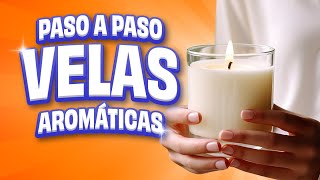 Cómo hacer velas aromáticas caseras con POCO dinero [upl. by Ayarahs]