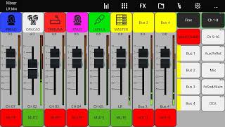 Usando a saída de fone como auxiliar no Mixer XR12  XR16  XR18 com o aplicativo MIXING STATION [upl. by Adao496]