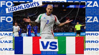 Highlights FranciaItalia 13  Nations League 202425 [upl. by Nylynnej]