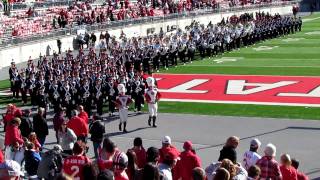 Ohio State University Marching Band marches UP the Ramp after OSU vs IU 11 5 2011 [upl. by Osy215]