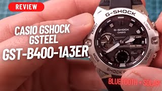 THE COMFIEST GSTEEL GSHOCK EVER GSTB4001AER REVIEW [upl. by Niklaus]