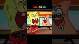 Maltesers Chocolate Egg Mukbang SpongeBob vs Patrick 스폰지밥 vs 뚱이 몰티져스 먹방 DADADA 다다다 Shorts [upl. by Hammock]