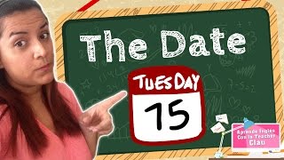 Como escribir la fecha en Inglés  How to write the date  Teacher Clau [upl. by Lajib]