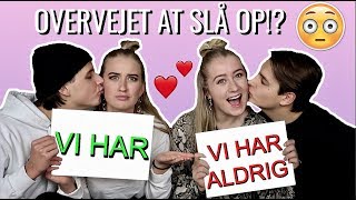 VI HAR ALDRIG KÆRESTE EDITION Ft Kender du det Rebecca Dahl [upl. by Ardeahp]