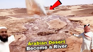 You wont believe this miracle the water come out from the desert in arabia [upl. by Regan997]