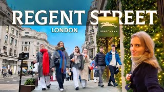 🎁 This is London Lets walk toMayfair Bond Street  Regent Street londonchristmaswalk 4k 🎁🎄 [upl. by O'Meara]