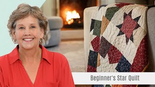 How to Make a Beginners Star Quilt  Free Quilting Tutorial [upl. by Hannala]