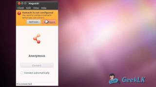 How to install Hamachi² on Linux with Haguichi HD  GeekLK [upl. by Nnylrefinnej]