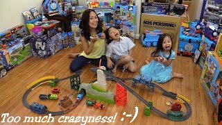 Thomas amp Friends Trackmaster 2 Sets in 1 Avalanche Escape Playtime w Hulyan amp Maya [upl. by Davis494]