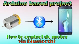 9 How to control DC motor using smartphone📱 ☆Arduino project☆ PR ROBOTICS [upl. by Yand]