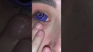 Rinnegan Sclera Lenses cosplay anime naruto manga viral viralvideo [upl. by Nitreb]