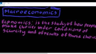 Macroeconomics chapter 1 Applying the Cost Benefit principle part 1 [upl. by Samale]