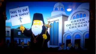 An Orthodox Priest on The Simpsons [upl. by Ldnek]