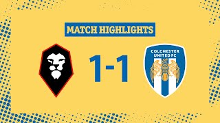 Highlights  Salford City 11 Colchester United [upl. by Fiona]