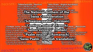 Switzerland National Anthem with music vocal and lyrics GEFRITRO wEnglish Translatioin [upl. by Laure]