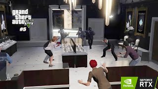 jewellery Heist in GTA 5  GTA 5 part 5 [upl. by Eikcir]