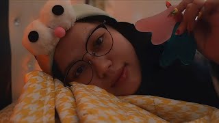 ASMR Big Sister Pampering You Before Sleep  Doing Your Skincare  layered sounds [upl. by Lurie]