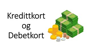 17 Økonomi Kredittkort og Debetkort 💰💳💵 [upl. by Bartel672]