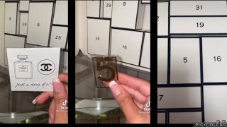 Chanel advent calendar tiktok tik tok [upl. by Alia]