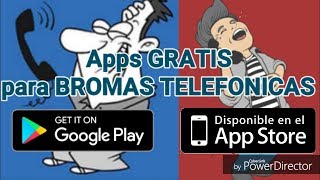 LAS MEJORES APLICACIONES PARA HACER BROMAS TELEFÓNICAS TOTALMENTE ANÓNIMAS TOTALMENTE GRATIS [upl. by Enorahs]